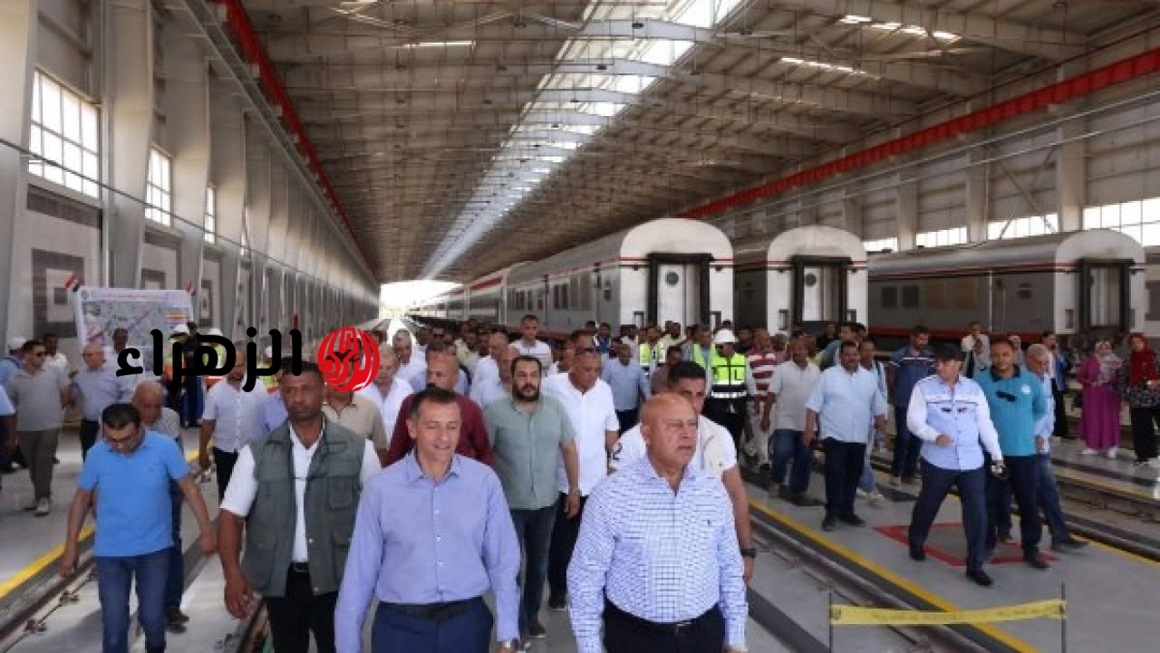 كامل الوزير يتفقد ورشة السد العالي الجديدة بأسوان التي تخدم 34 قطارا يوميا