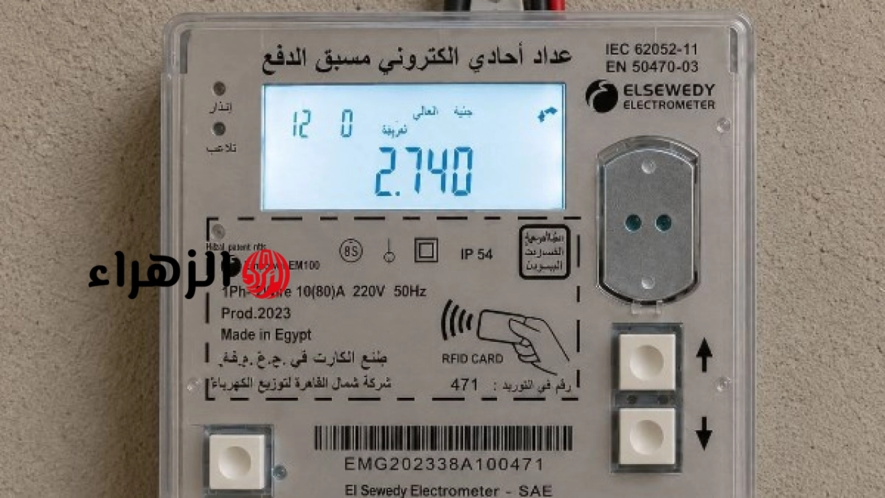 وزارة الكهرباء تعلن تحويل 25 ألف عداد كودي إلى عدادات قانونية بنظام الشرائح