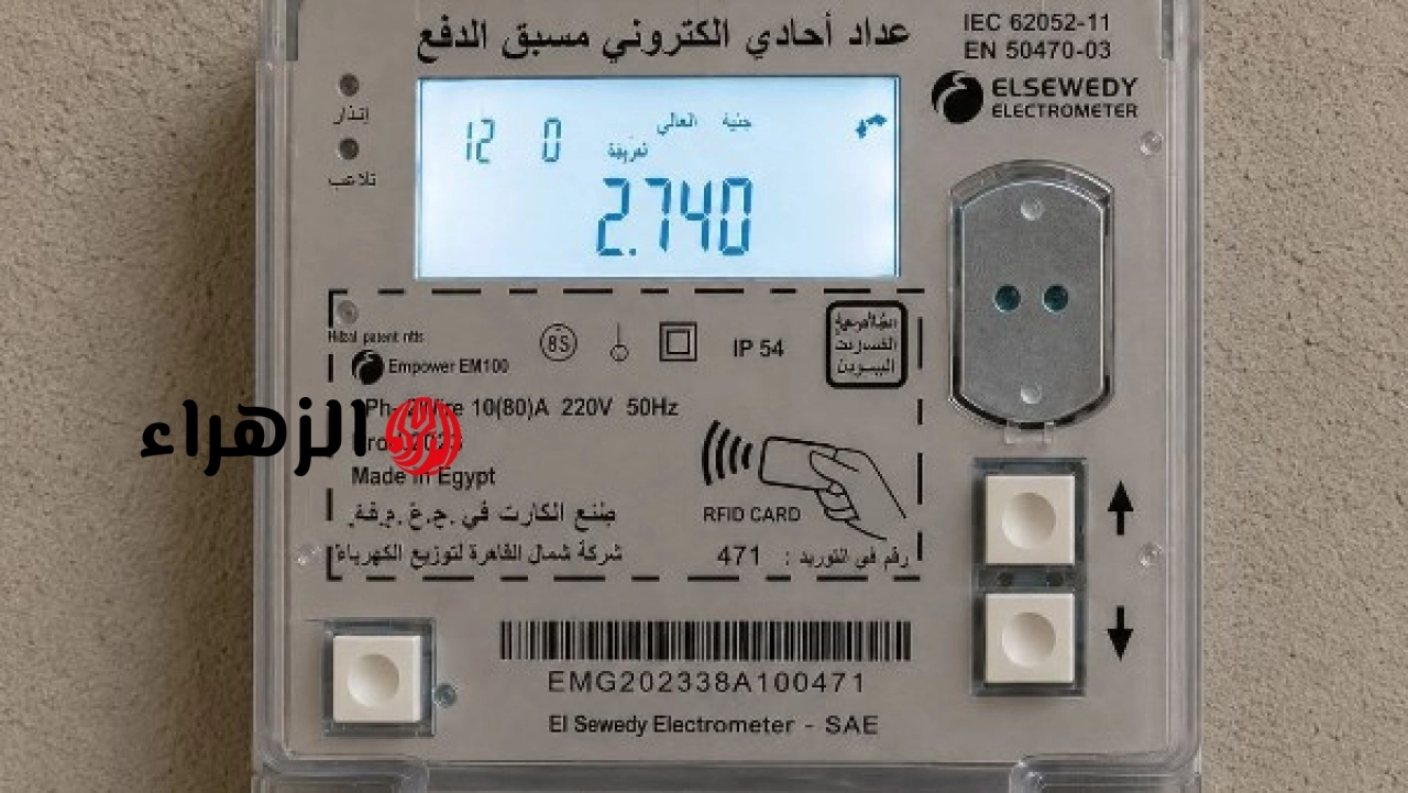 وزارة الكهرباء تعلن خطة إنهاء تركيب العدادات الكودية قبل 30 يونيو