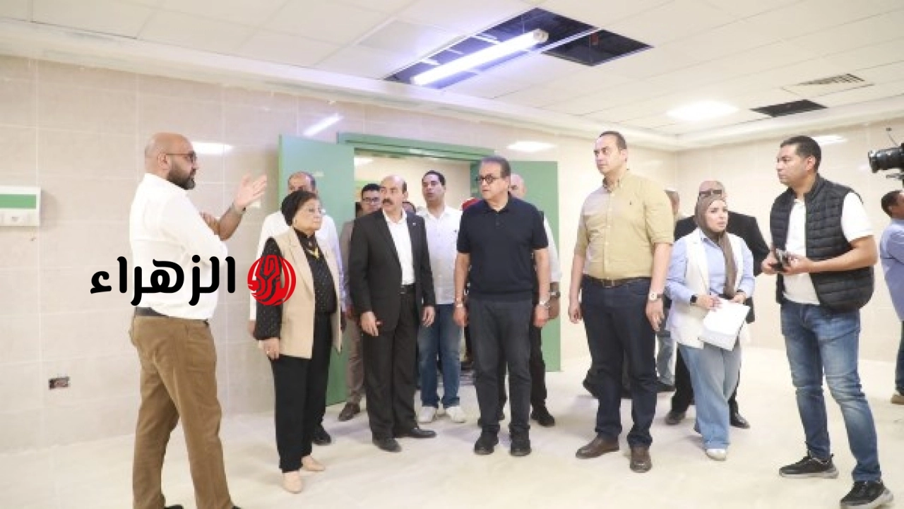 وزير الصحة يتفقد مشروع مستشفى أبو قرقاص الجديد تمهيدا لتطبيق التأمين الصحي الشامل في المنيا