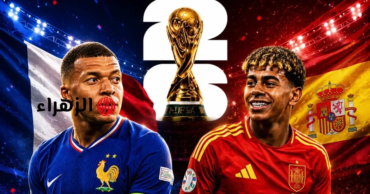 جدول البث المباشر لمباراة نصف نهائي كأس العالم 2026: فرنسا ضد إسبانيا