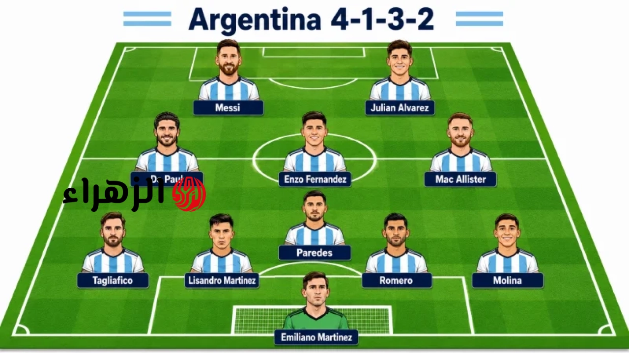 التشكيلة المثالية للأرجنتين ضد إنجلترا (الساعة 2:00 صباحاً، 16 يوليو، نصف نهائي كأس العالم 2026): من سيبدأ بجانب ليونيل ميسي؟