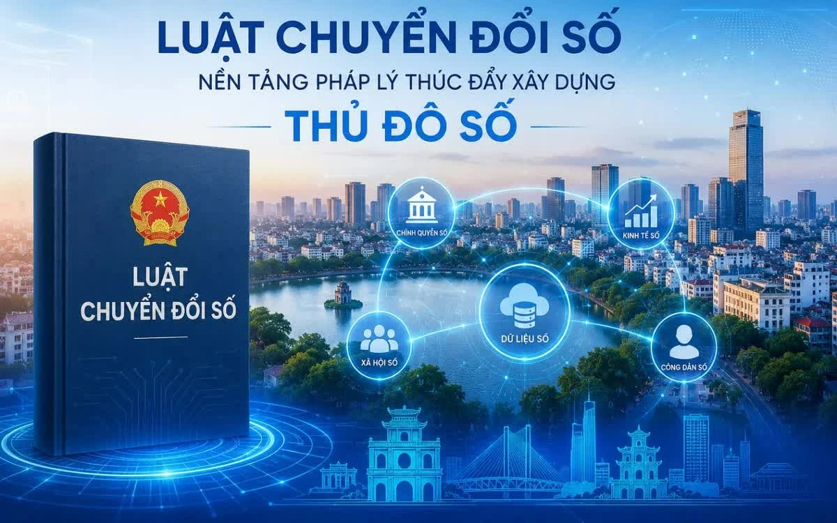 يُوفّر قانون البيانات لعام 2024 إطاراً قانونياً لحوكمة البيانات، وتطوير البنية التحتية الوطنية للبيانات، وتعزيز التحول الرقمي. (المصدر: Vietnam.vn) Luật Dữ liệu năm 2024 tạo nền tảng pháp lý cho quản trị dữ liệu, phát triển hạ tầng dữ liệu quốc gia và thúc đẩy quá trình chuyển đổi số. (Nguồn: Vietnam.vn)
