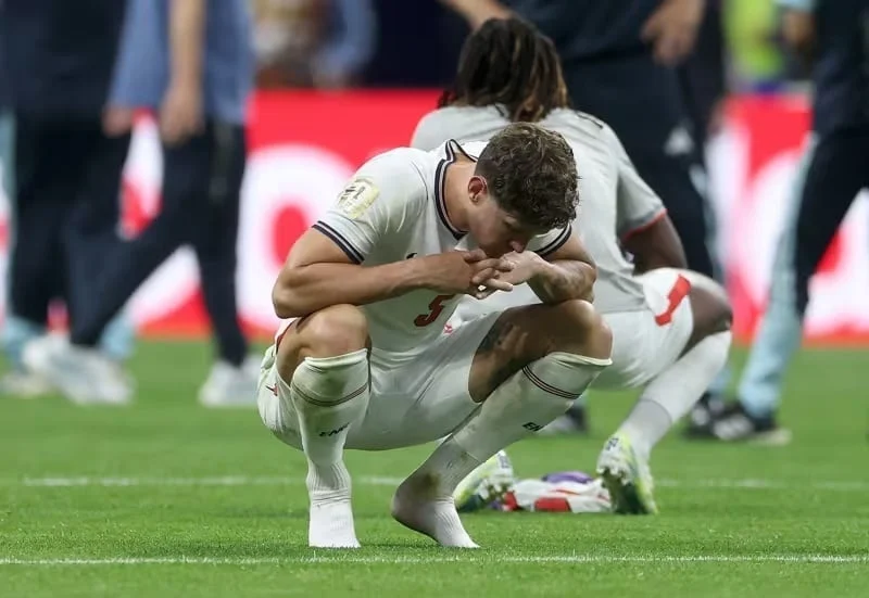Nỗi thất vọng của đội tuyển Anh. Ảnh: FIFA.