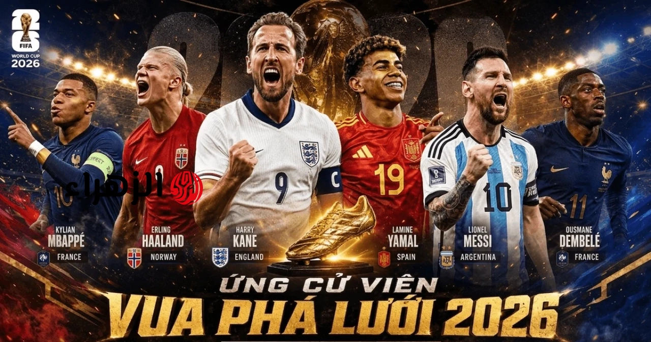 تحديث اليوم، 16 يوليو، لتصنيف هدافي كأس العالم 2026: ميسي ومبابي يواصلان تصدر القائمة