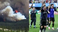 يهدد الدخان الناتج عن حرائق الغابات نهائي كأس العالم 2026.