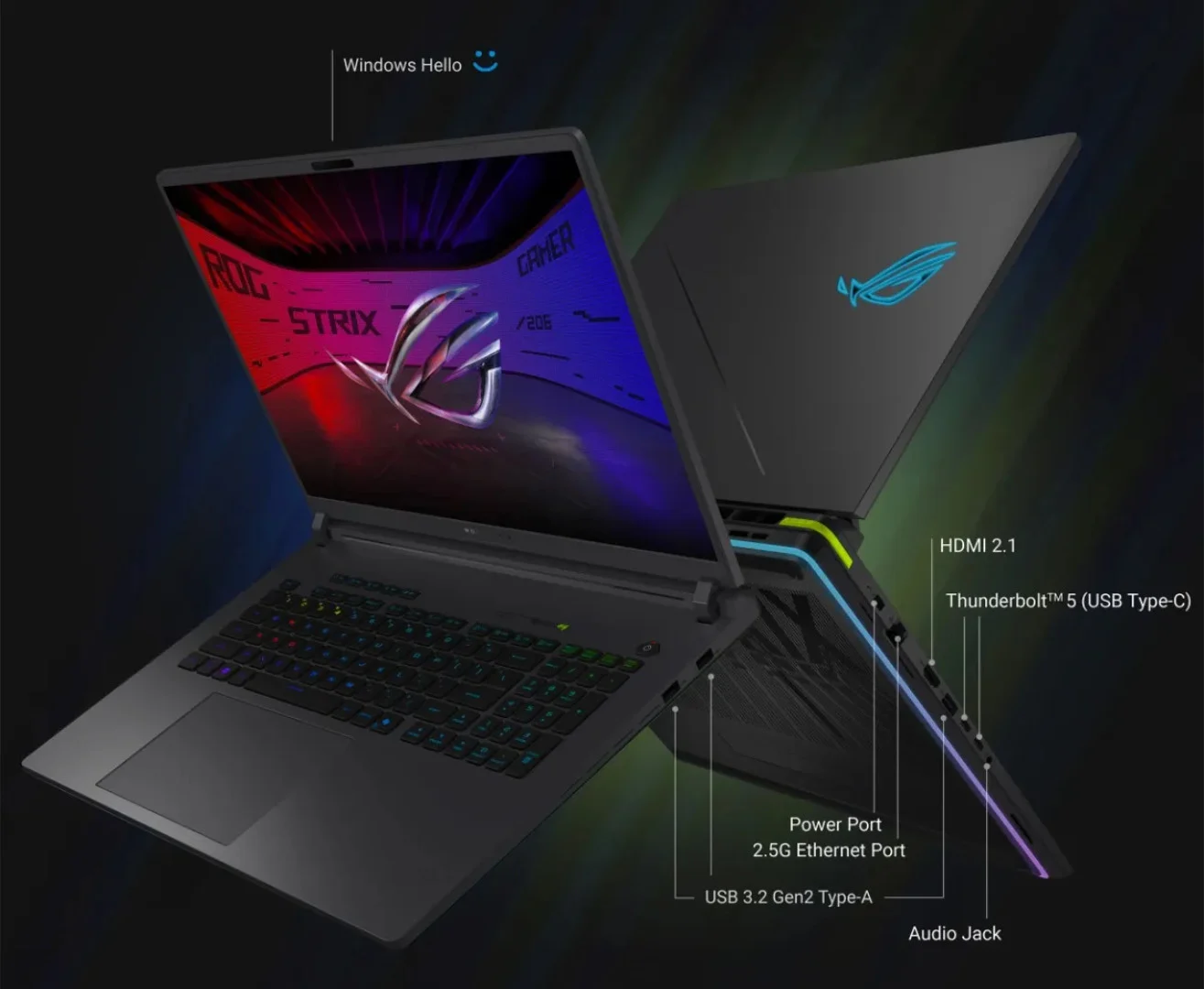 كشفت شركة أسوس عن جهاز ROG Strix G16 2026: شريحة Core Ultra 9 290HX Plus وشاشة بتردد 300 هرتز. 6 نظام البطارية والشحن في جهاز Asus ROG Strix G16 2026