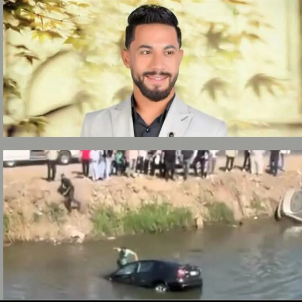 بالصور بطل الشهامة في الغربية قفز في مياه ترعة لإنقاذ عائلة داخل سيارة ملاكي 3 بطل الشهامة في الغربية