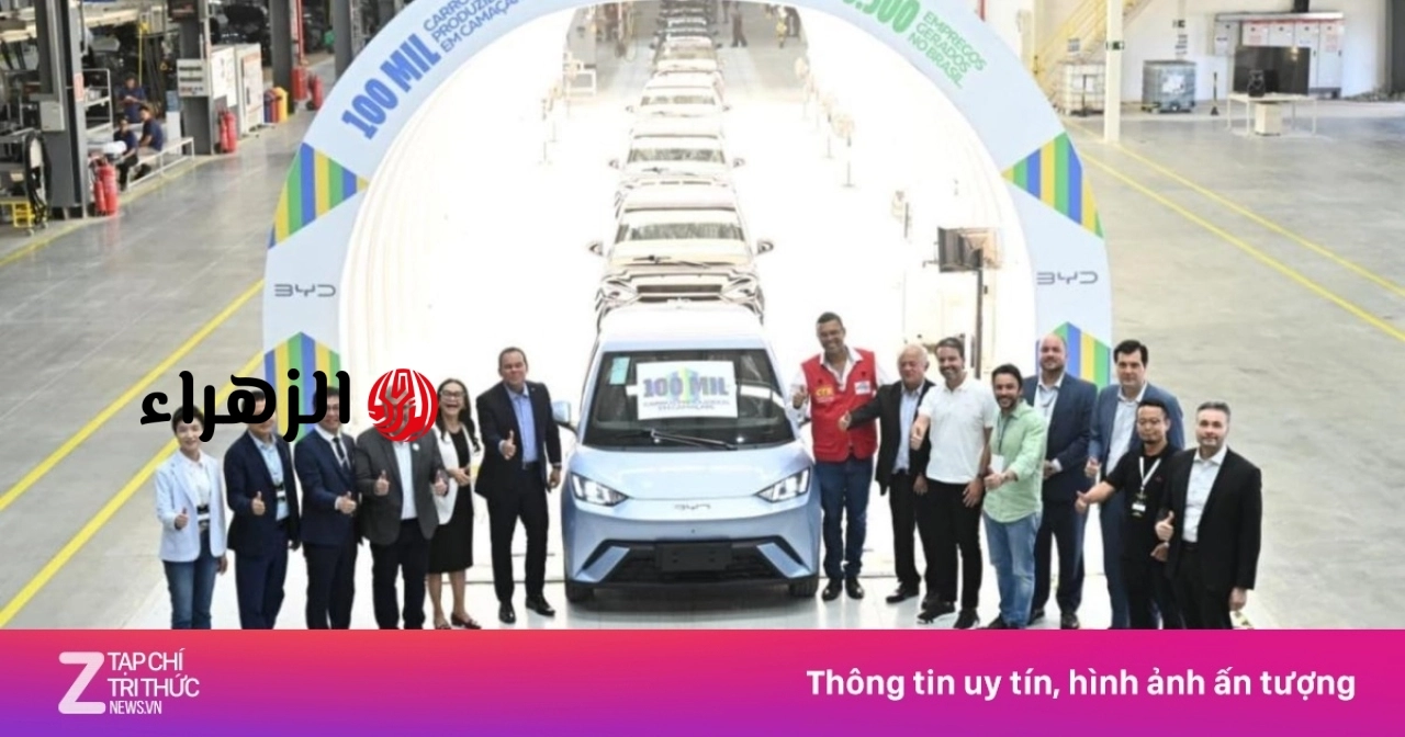 يستغرق مصنع BYD عاماً كاملاً لإنتاج 100 ألف مركبة.