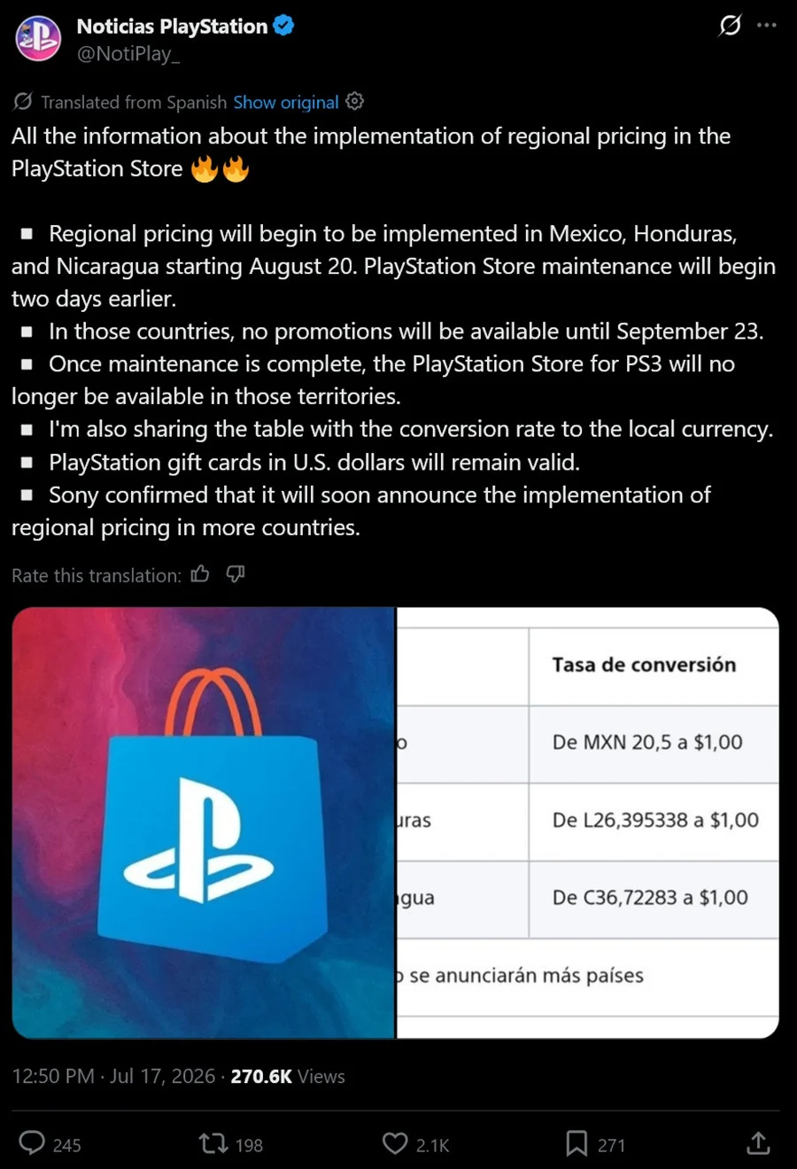 لعبة GTA 6 على جهاز PS5 تواجه خطر ارتفاع السعر: مفارقة أن النسخة المادية أرخص من النسخة الرقمية. 6 أعلنت شركة سوني عن تغييرات في سياسة التسعير الخاصة بها على منصة التواصل الاجتماعي X.