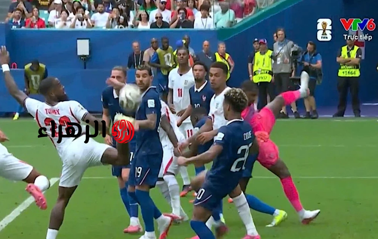 سجلت مباراة إنجلترا وفرنسا رقماً قياسياً في عدد الأهداف المسجلة في كأس العالم.