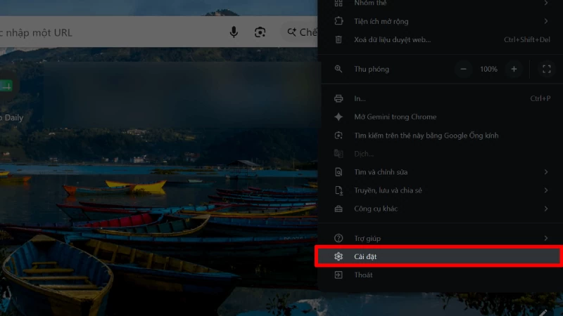افتح متصفح جوجل كروم، ثم انقر على أيقونة النقاط الثلاث. Mở Google Chrome, nhấn vào biểu tượng ba chấm