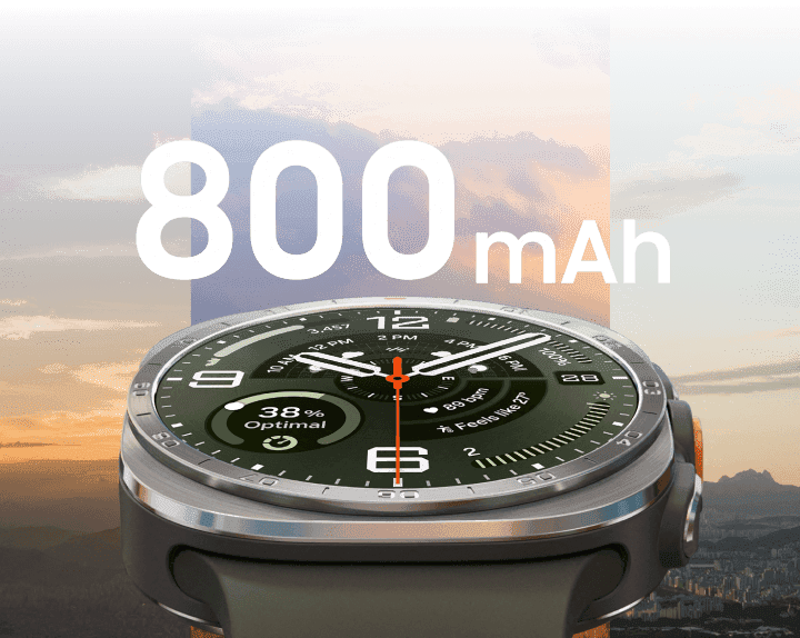 تم الكشف عن ساعة Galaxy Watch Ultra 2: شريحة Snapdragon بتقنية 3 نانومتر وقفزة نوعية في عمر البطارية. 7 تتمتع ساعة Galaxy Watch Ultra 2 بسعة بطارية تبلغ 800 مللي أمبير في الساعة.