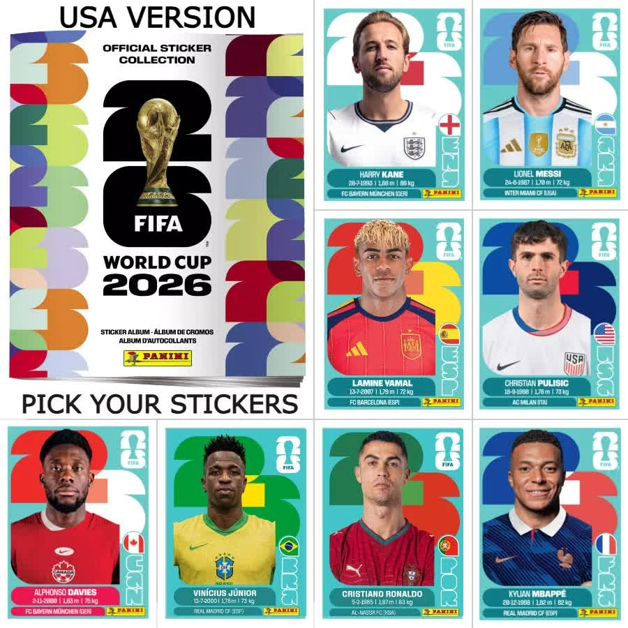 جنون بطاقات لاعبي كأس العالم 2026: نفدت ألبومات بانيني، وتهافت المشجعون على جمع 980 ملصقًا تاريخيًا. Cơn sốt thẻ cầu thủ World Cup 2026: Album Panini cháy hàng, người hâm mộ đua nhau sưu tập 980 miếng dán lịch sử