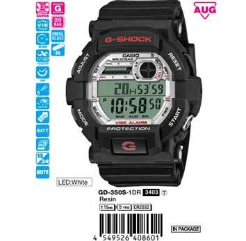 أطلقت كاسيو ساعة G-Shock GD-350S-1D: ساعة رقمية تهتز بتصميم جديد مثير للإعجاب. 6 صورة مقرّبة لساعة كاسيو جي-شوك GD-350S-1D