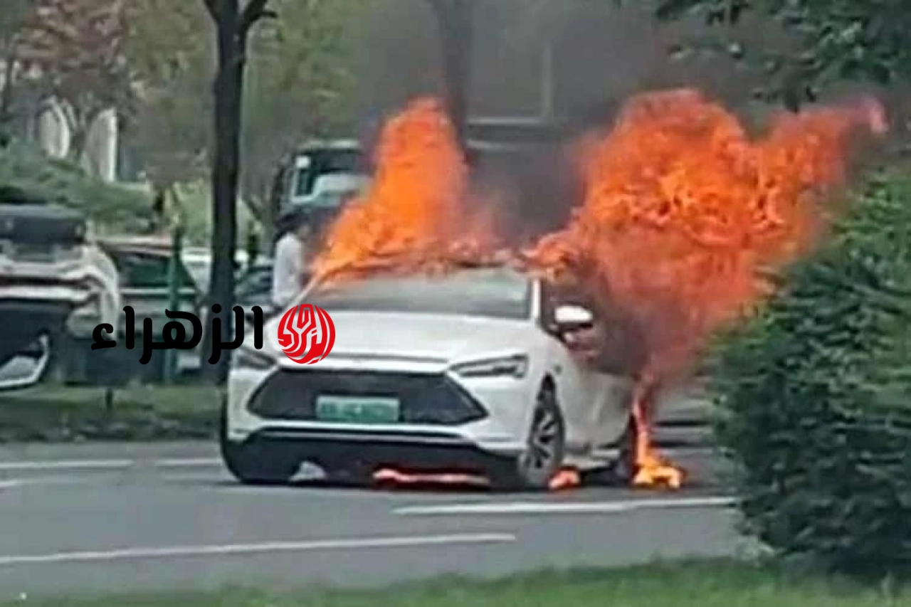 تخضع سيارة BYD Qin Plus DM-i للتحقيق بعد احتراقها في سيتشوان بالصين.