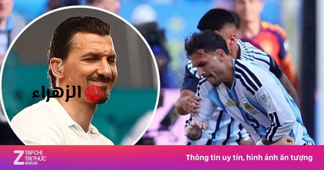 إبراهيموفيتش: “إذا واجهني لاعب أرجنتيني، فسأقوم بنطحه برأسي”.