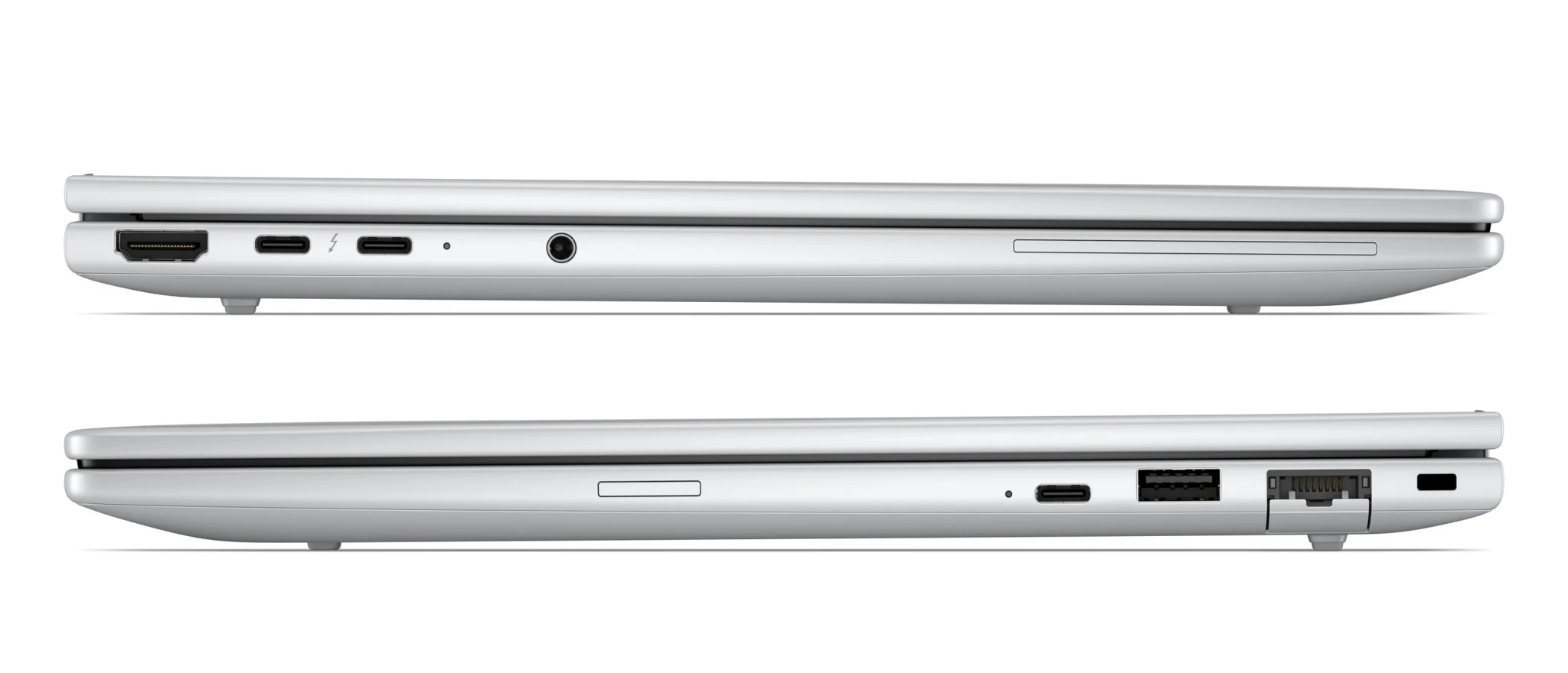 تم إطلاق جهاز HP EliteBook 8 G2a 14: شريحة AMD Zen 5 وشاشة فائقة السطوع بقوة 800 شمعة. 6 صورة مقربة للمنافذ الموجودة على جهاز HP EliteBook 8 G2a 14.