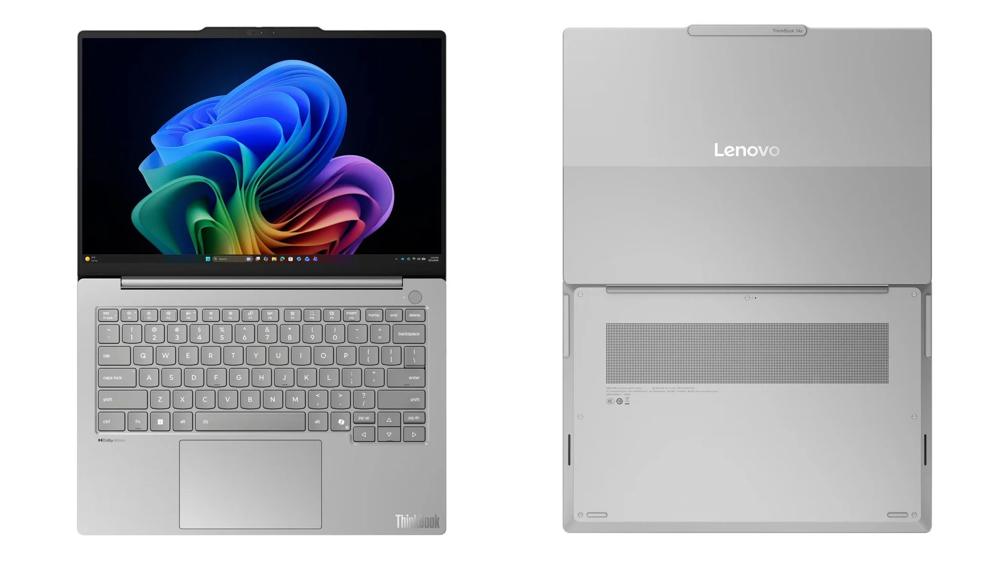 يتميز جهاز ThinkBook 14x بمجموعة مفاتيح أسهم كاملة الحجم.