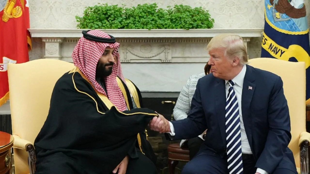  محمد بن سلمان وترامب