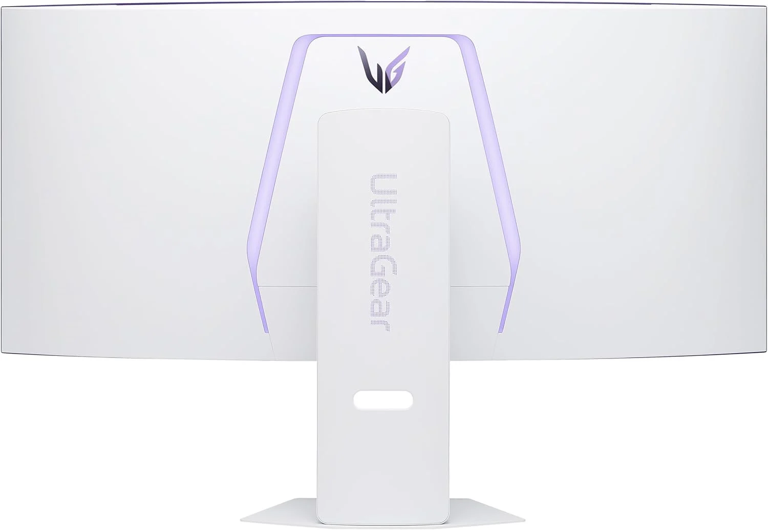 تحليل شاشة LG UltraGear المنحنية بتقنية OLED مقاس 39 بوصة ومعدل تحديث 240 هرتز: تجربة ألعاب مثالية وميزات التلفزيون الذكي 6 التصميم البسيط لشاشة LG UltraGear 39GX90SA.