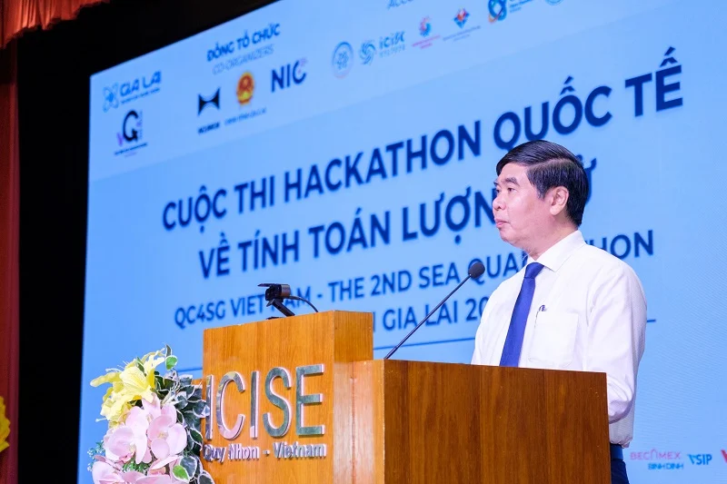 Ông Lâm Hải Giang - Phó Chủ tịch UBND tỉnh Gia Lai phát biểu khai mạc.