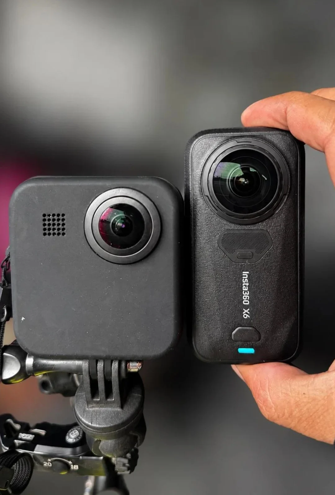 تم الكشف عن كاميرا Insta360 X6: قادرة على تصوير 140 دقيقة من فيديو 8K بزاوية 360 درجة وتتميز بمظهر معاد تصميمه بشكل ملحوظ. 6 لا تزال كاميرا Insta360 X6 كاميرا تصوير الحركة GoPro Max 360.