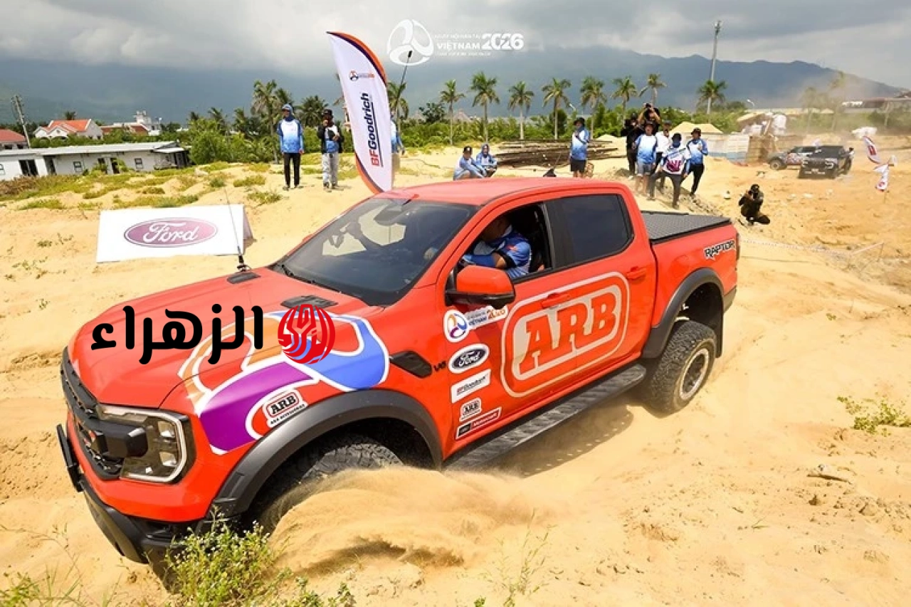تجمعت مئات الشاحنات الصغيرة في “مهرجان شاحنات البيك أب في فيتنام 2026”.