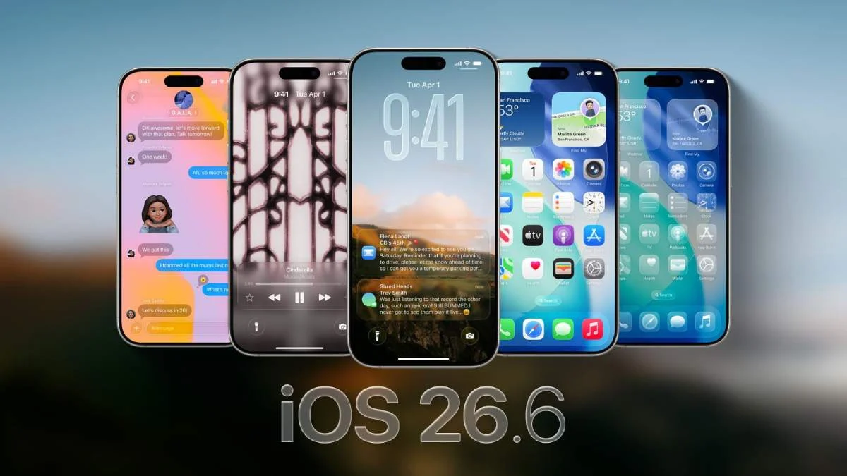 نظام التشغيل iOS 26.6 هو مجرد تحديث بسيط.