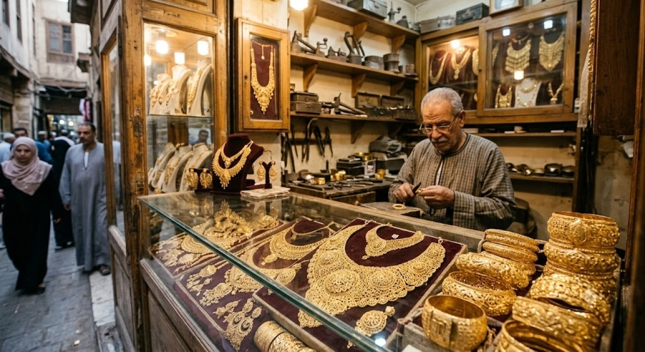 الذهب يقلص خسائره متأثراً بالسوق العالمي.. وعيار 21 يسجل هذا الرقم