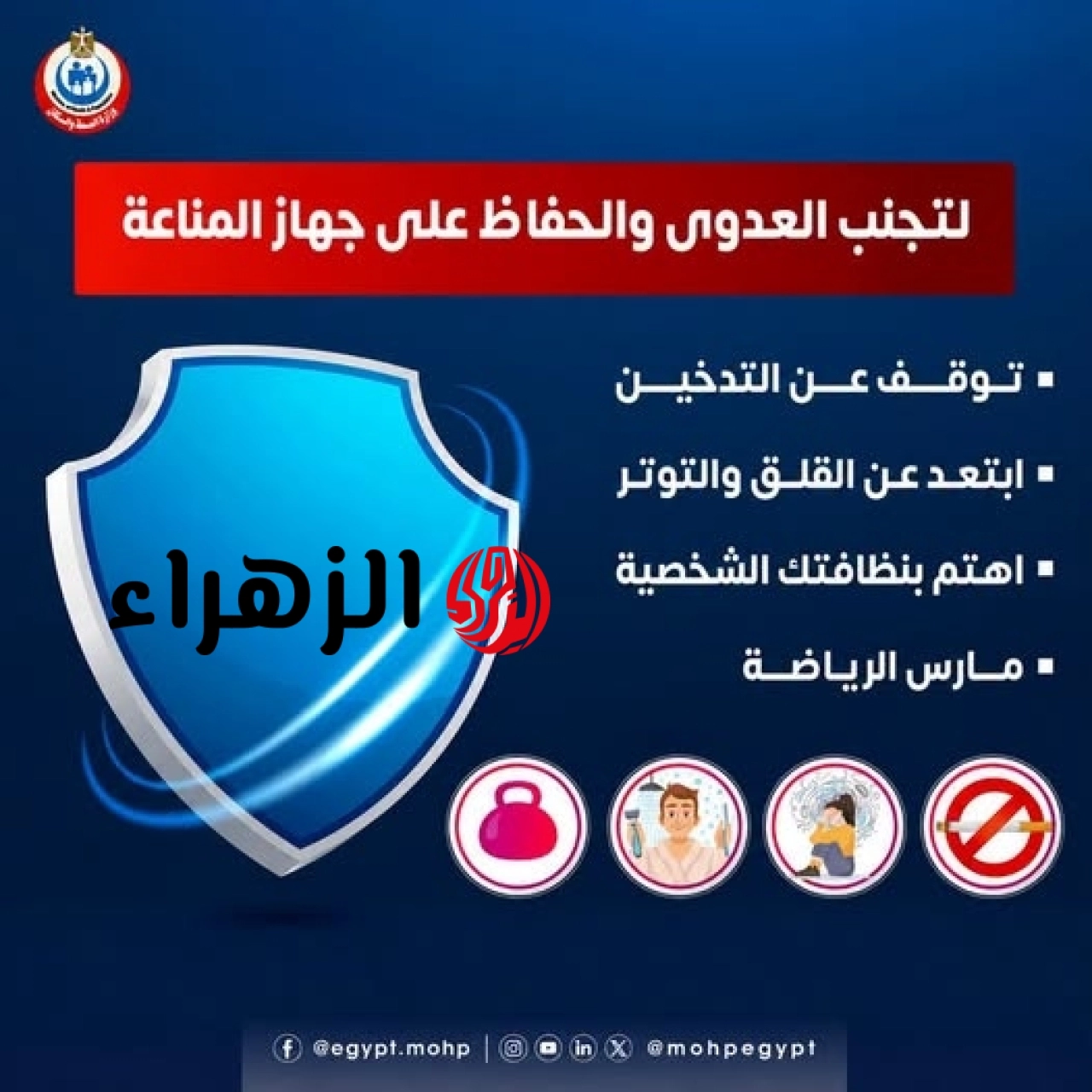 وزارة الصحة تكشف طرق الحفاظ على كفاءة جهاز المناعة.. 4 عادات يومية بسيطة 6 742649157 1668650444212166 53519