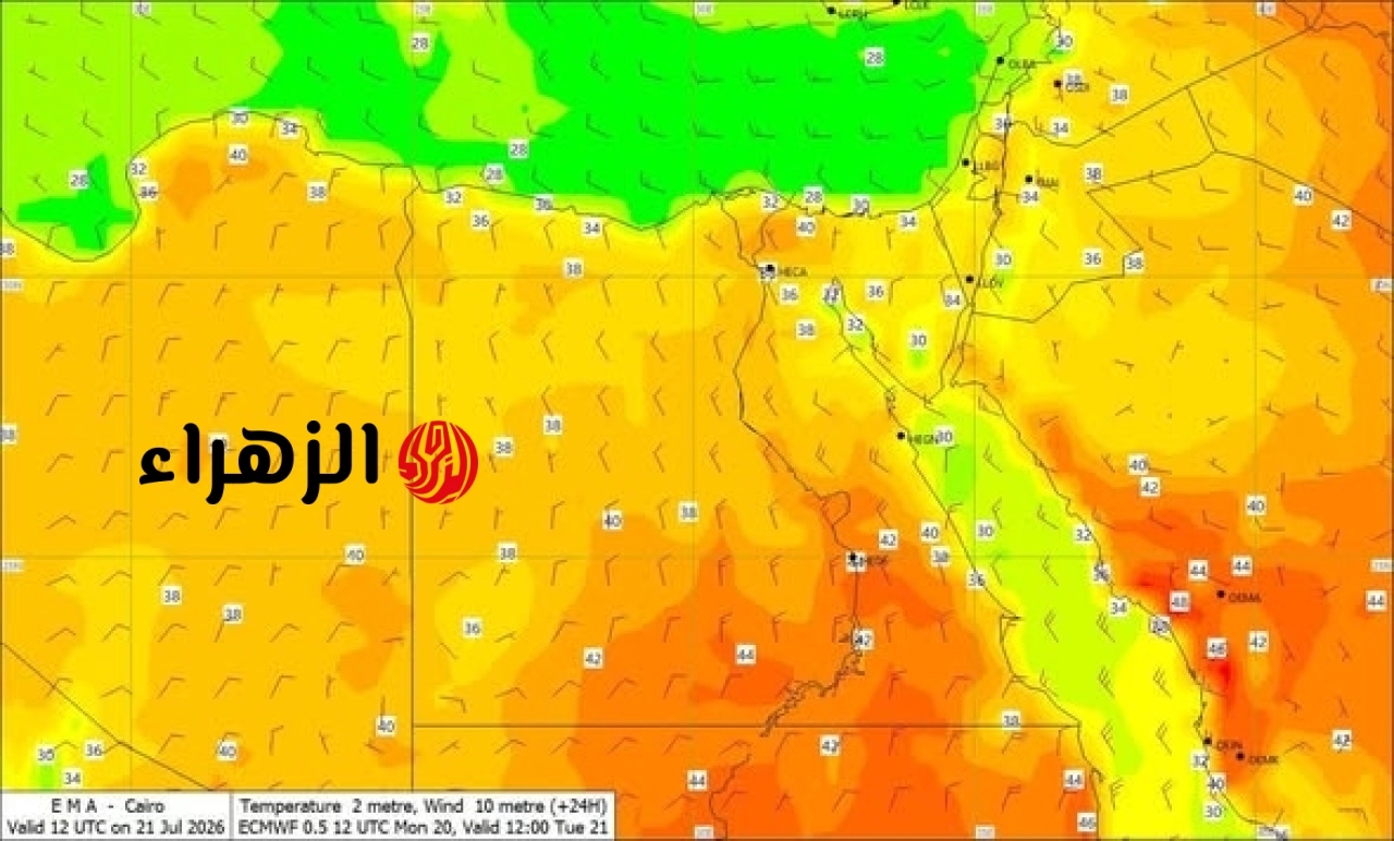 الأرصاد تكشف تفاصيل حالة الطقس ودرجات الحرارة في مصر حتى نهاية يوليو
