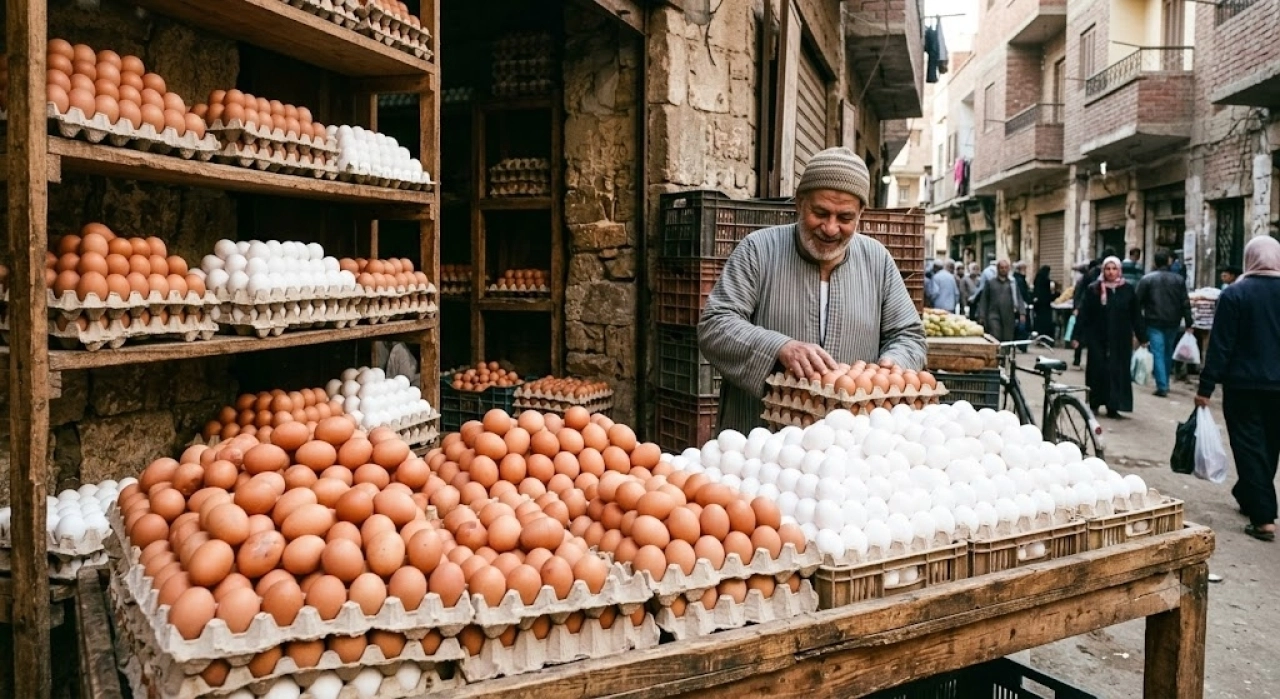 سعر كرتونة البيض بكام؟.. أسعار البيض الأبيض والأحمر والبلدي اليوم الخميس 9 يوليو 2026