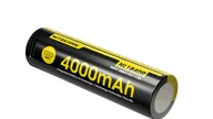 بطارية Nitecore NL1840R: بطارية 18650 بسعة 4000 مللي أمبير مع منفذ شحن USB-C مريح.