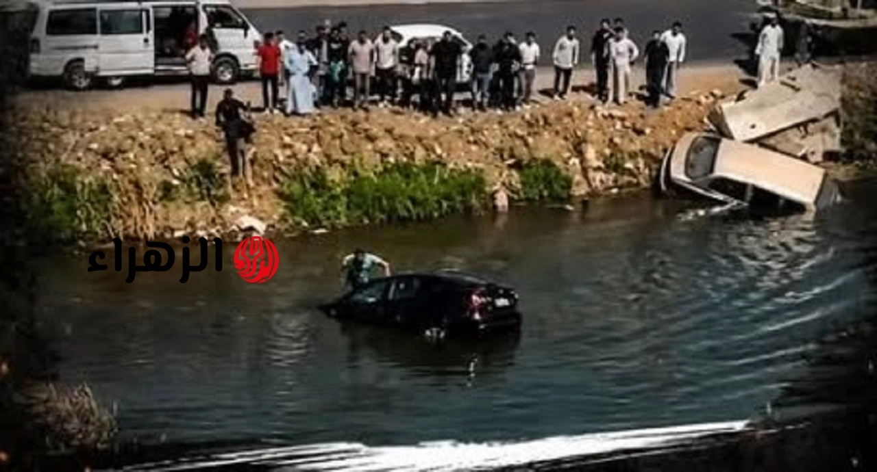 بالصور بطل الشهامة في الغربية قفز في مياه ترعة لإنقاذ عائلة داخل سيارة ملاكي