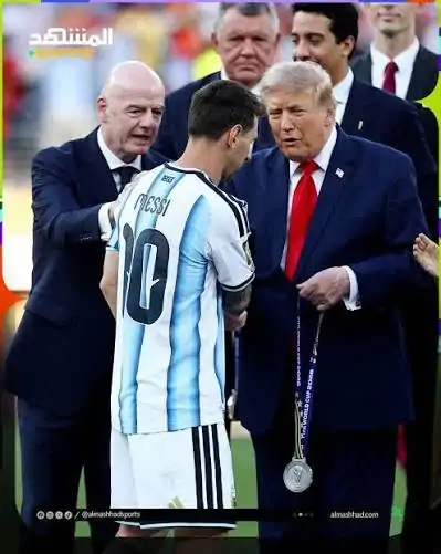 دونالد ترامب عقب خسارة ميسي كأس العالم لست مستاءً وإسبانيا قدمت أداءً أفضل. 2 ترامب عقب خسارة ميسي