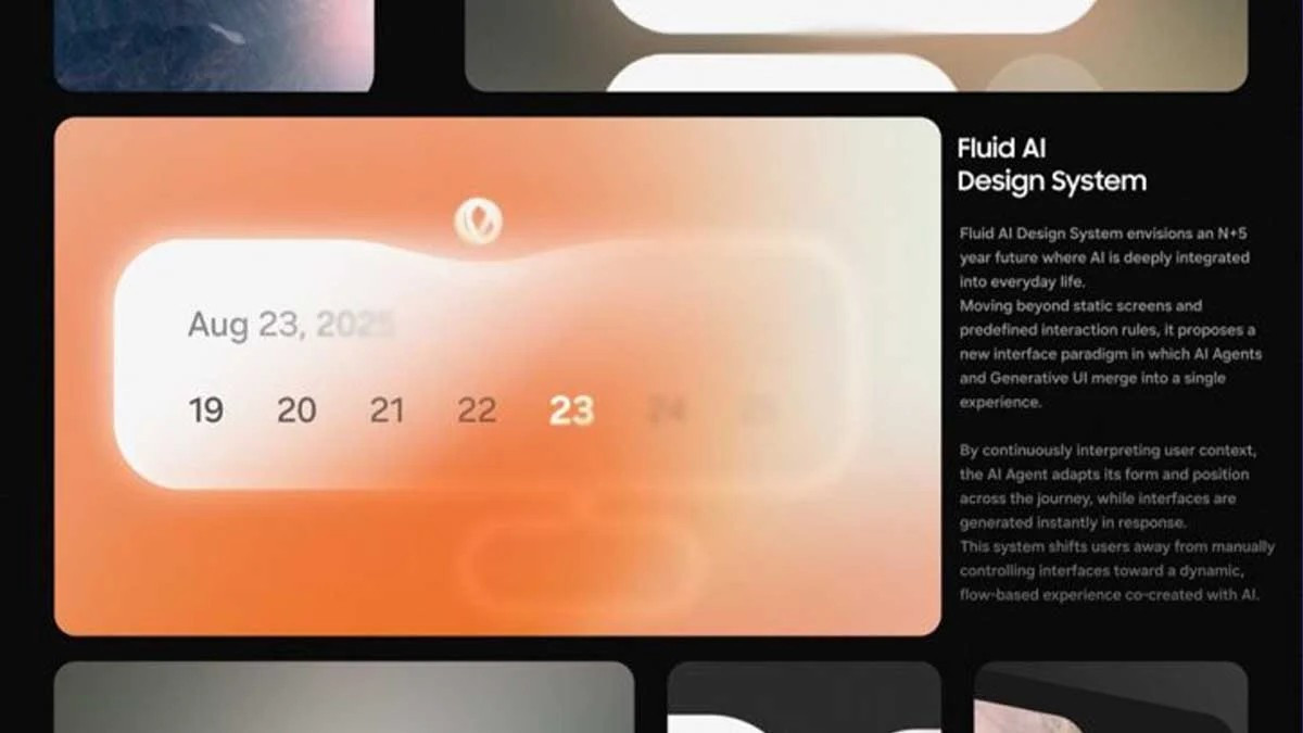 قد يكون نظام تصميم الذكاء الاصطناعي المرن هو مستقبل واجهة المستخدم الموحدة (One UI). Fluid AI Design System có thể là tương lai của One UI
