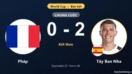 إحصائيات المباراة: فرنسا 0-2 إسبانيا: تألق بيدرو بورو، وإسبانيا تحصد النقاط الثلاث كاملة.